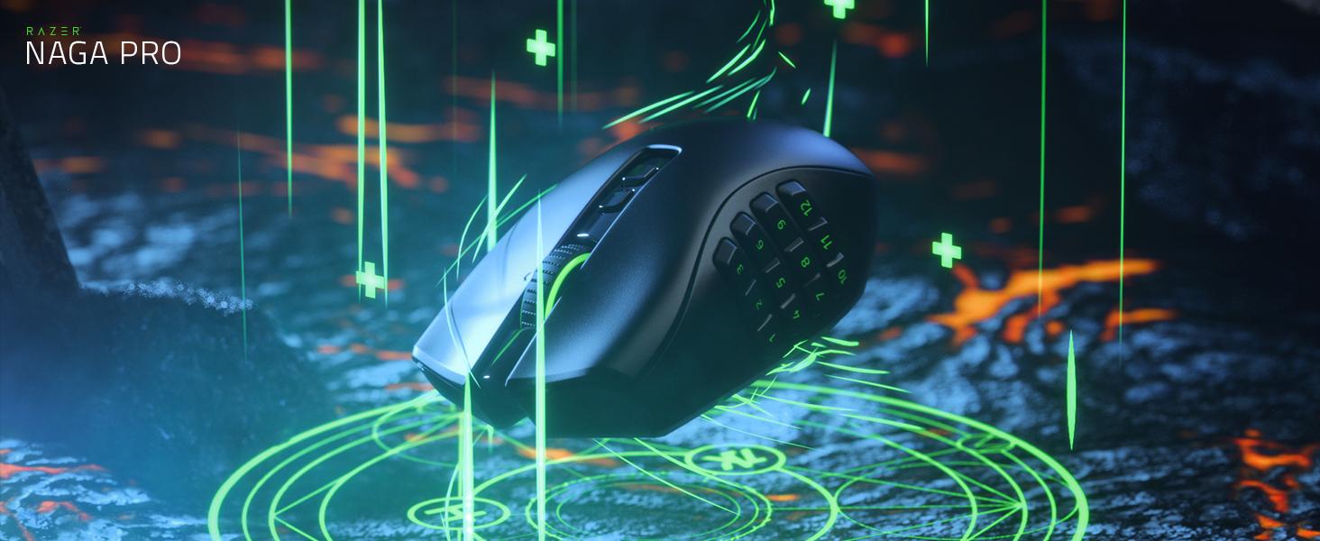 Amazon.com: Razer Naga Pro Wireless Gaming Mouse: Interchangeable